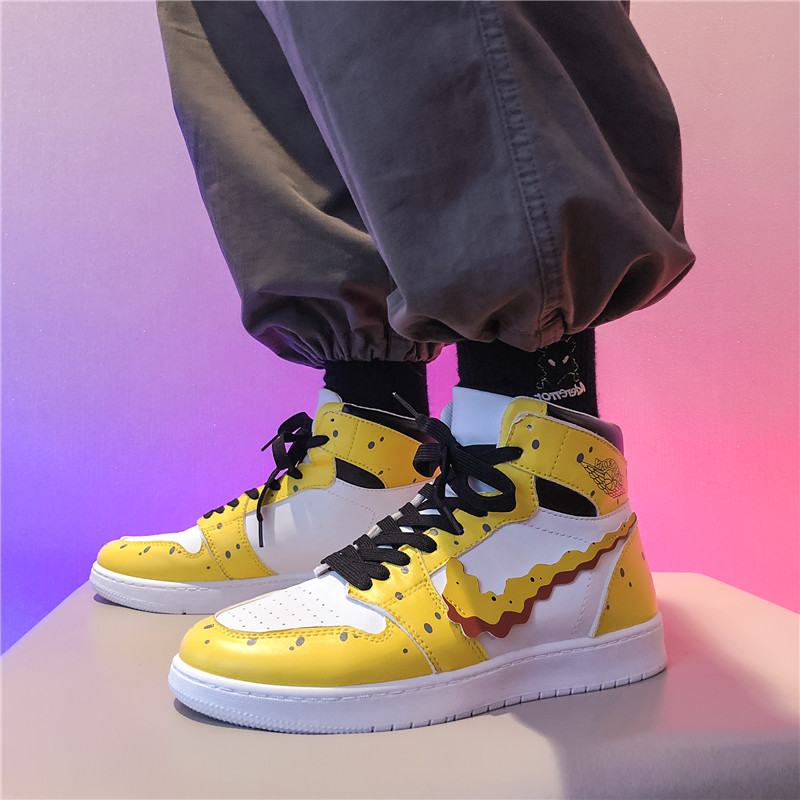 Giày Thể Thao Nam In Hình Bọt Biển Cá Tính | BigBuy360 - bigbuy360.vn