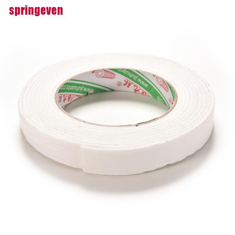 Cuộn băng keo hai mặt trắng 1.8x300cm siêu dính tiện lợi