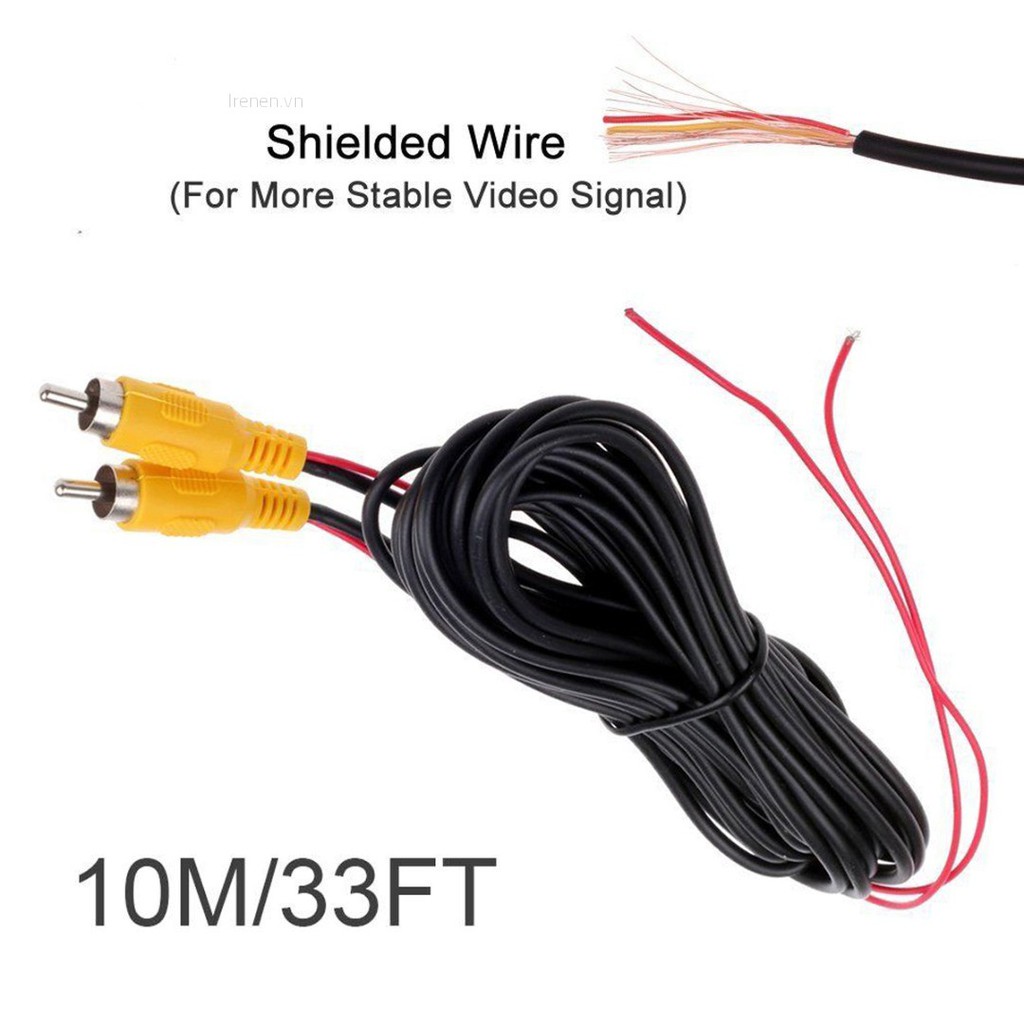 Dây cáp sạc cho camera lùi xe hơi 10m RCA | BigBuy360 - bigbuy360.vn