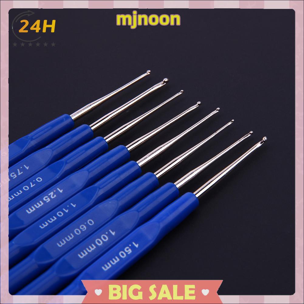 Set 8 kim móc len bằng thép không gỉ