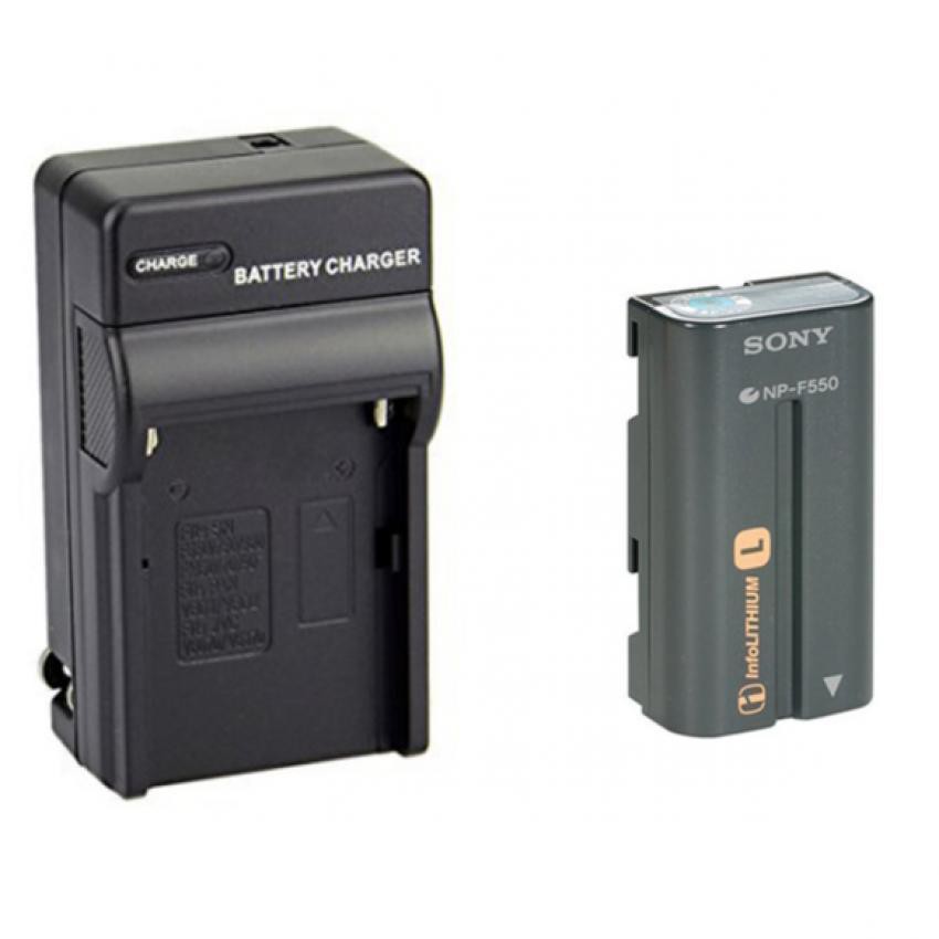 Bộ 1 viên pin và 1 sạc sony NP-F550 - Hàng nhập khẩu