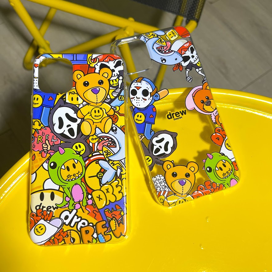 Ốp lưng iphone Drew House Stickers 7 plus/8 plus/X/Xs/XR/Xs max/11/11 pro max/12/12 pro max phụ kiện điện thoại AloShop