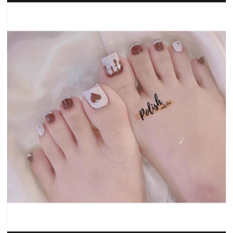 Nailbox chân, móng thủ công, thiết kế theo số đo