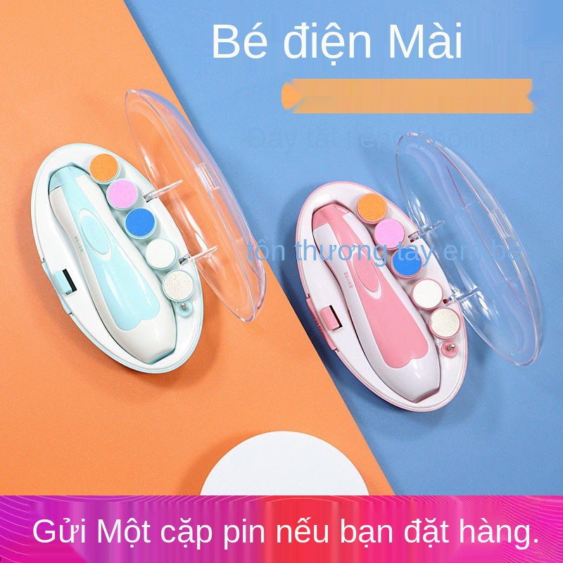 máy đánh bóng móng tay điện cho bé Bộ kềm cắt trẻ sơ sinh sản phẩm dành người lớn chống kẹp Thịt