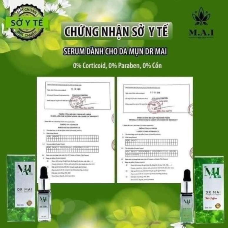 Dr Mai, Toner Dr Mai, Nước Hoa Hồng 120ml dưỡng ẩm dành cho da mụn, da nhạy cảm