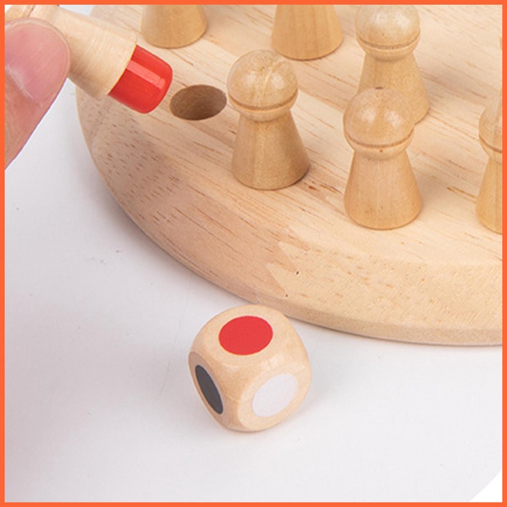Bộ Trò Chơi Board Game Matchstick Màu Sắc Nhận Thức Vui Nhộn
