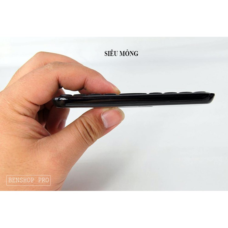 Xả kho Bàn phím siêu mỏng cho điện thoại, ipad Mini Bluetooth Keyboard Folio
