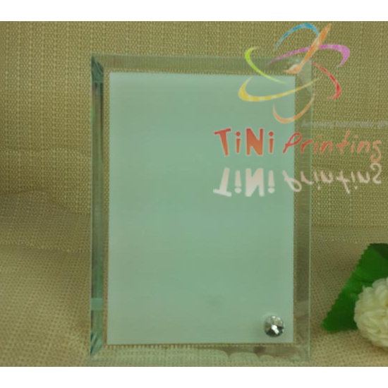KHUNG HÌNH THỦY TINH KHUNG HÌNH CHỮ NHẬT KH02 (13X18X1CM) IN HÌNH THEO YÊU CẦU