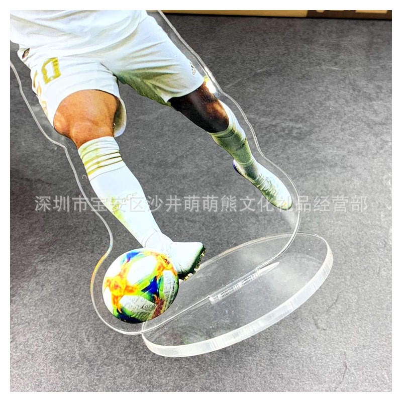 Mô hình nhân vật Messi Ronaldo Hazard bằng acrylic kích thước 15cm trang trí bàn làm việc