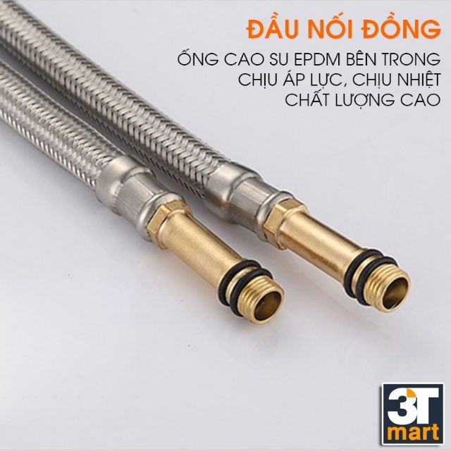 (GIÁ HỦY DIỆT) BỘ 2 DÂY NÓNG LẠNH INOX 304