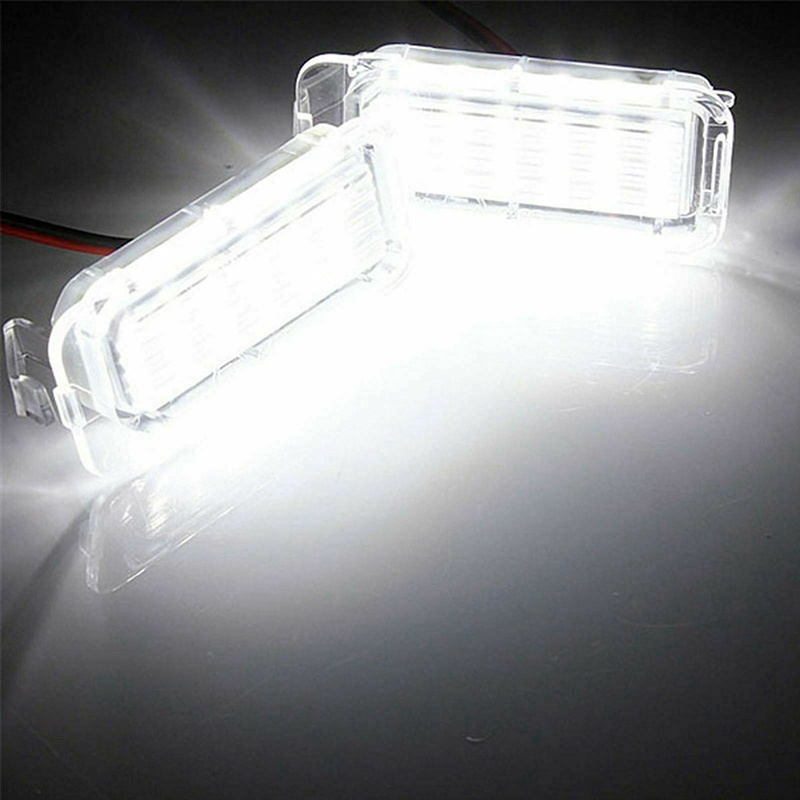 Set 2 Đèn LED 18-SMD Gắn Biển Số Xe Ô Tô Ford Explorer Escape Fusion MKC