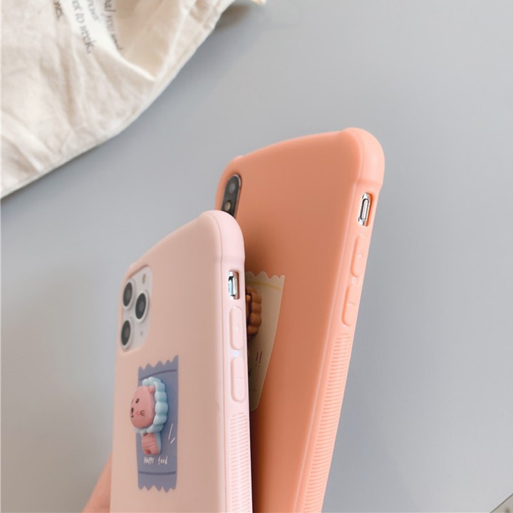 Ốp Lưng iPhone 7/8/7Plus/8Plus/X/XS/XSMax/11/11Pro/11ProMax Sư Tử Mini 3D - Mã TZAC273