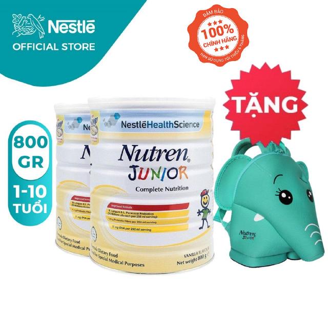 Combo 2 lon Sữa bột Nutren Junior 800g/lon