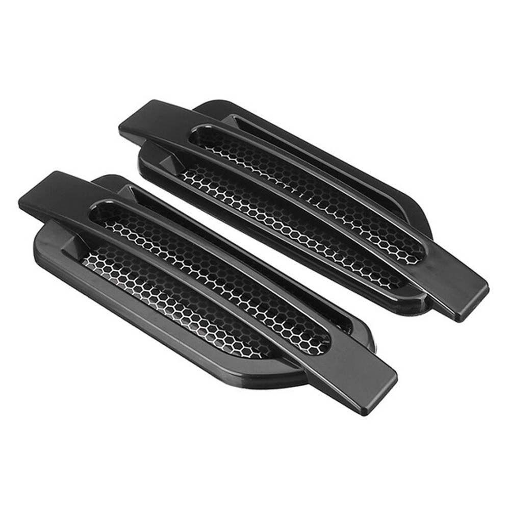 PATRICIA Bộ 2 Miếng Dán Trang Trí Lỗ Thông Gió Xe Hơi Bằng ABS Họa Tiết 3D Độc Đáo