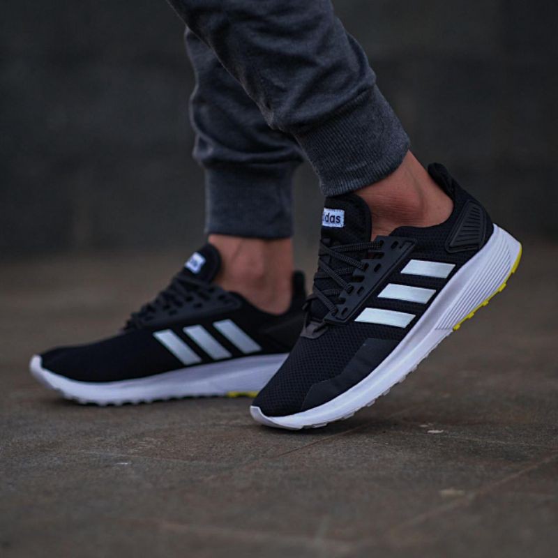 [Adidas giày]Giày Thể Thao Adidas Duramo 9 100% Phối Màu Trắng Đen Vàng Thời Trang ?