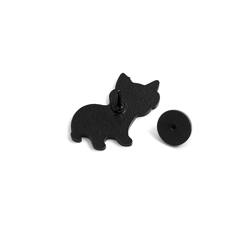 Ghim cài áo QIHE JEWELRY hình chú cún hoạt họa vui nhộn chất lượng cao