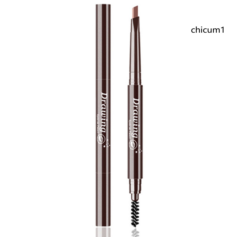 Chì Kẻ Mày Dạng Vặn Có Đầu Cọ Chải Trang Điểm Lông Mày Không Nhòe