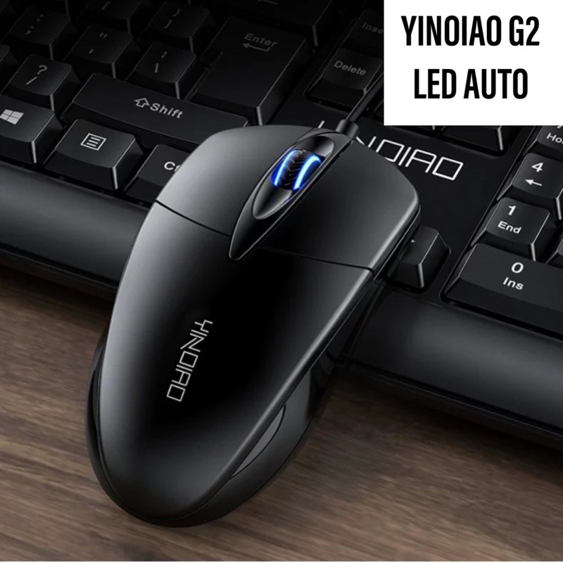 Chuột Laptop Máy Tính Có Dây YINOIAO G2 LED Tự Đổi Màu Làm Việc Văn Phòng Chơi Game-THMODERN