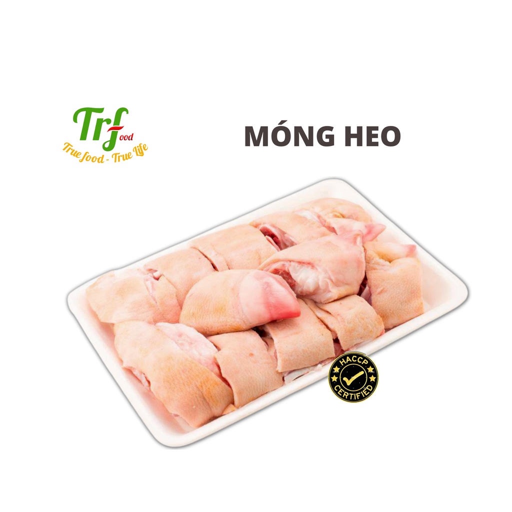 Móng heo cắt sẵn nhập khẩu Truefood khay 500g làm món hầm, luộc, xào, giả cầy,... [HN ship hỏa tốc]