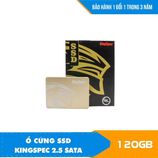 [Hàng Chính hãng] Ổ cứng SSD Kingspec 120GB 2.5'' tăng tốc laptop cực nhanh | BigBuy360 - bigbuy360.vn