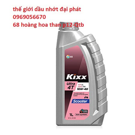 kixx 10w40 scooter nhớt nhập khẩu 100% từ hàn quốc