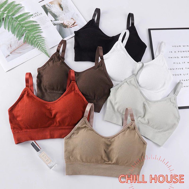 MẪU MỚI Áo Bra Gân Tăm co giãn*ôm ngực*siêu hót B 1811- CHILLHOUSE