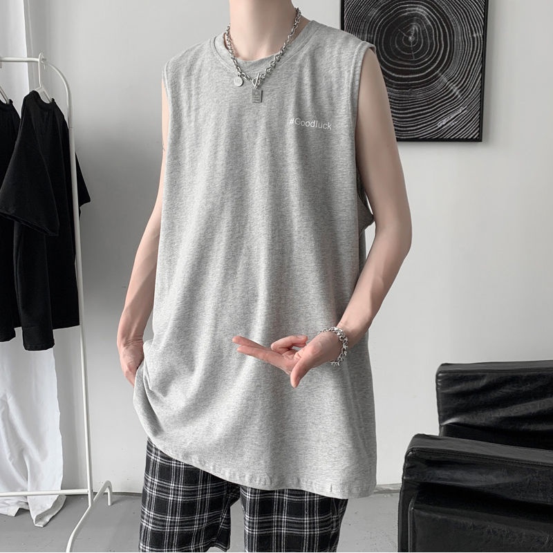Áo Thun Ba Lỗ Thể Thao Dáng Rộng Thời Trang Mùa Hè Dành Cho Nam