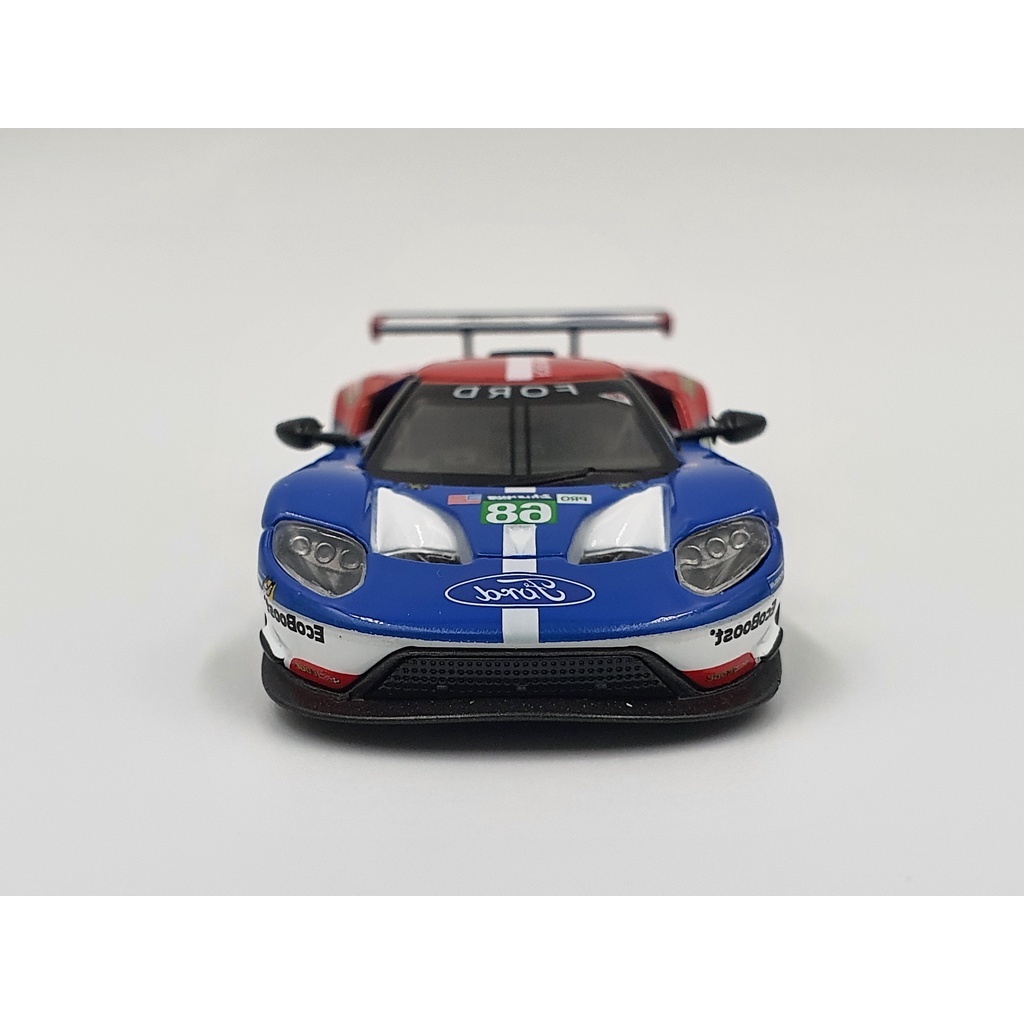 Xe Mô Hình Ford GT LMGTE PRO #68 2016 24Hrs of Le Mans Class Winner Ford Chip Ganassi Team USA 1:64 MiniGT ( Xanh )