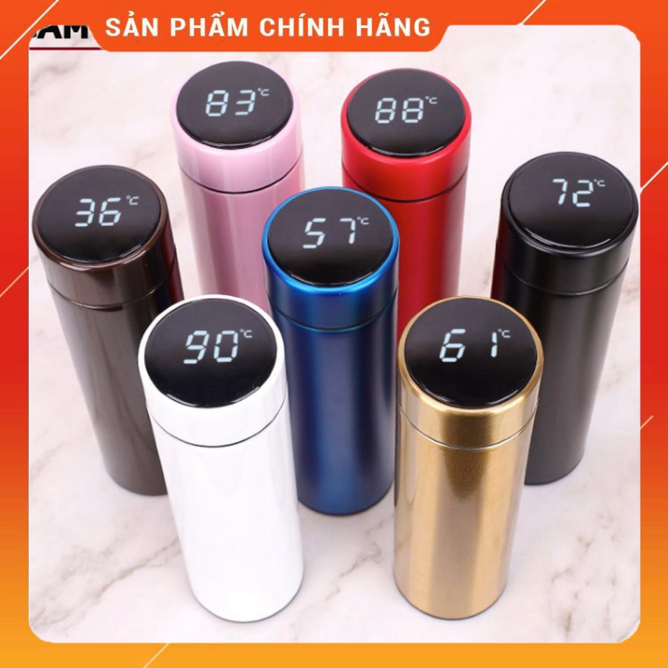 Bình biữ nhiệt nắp cảm ứng nhiệt độ 500ml Inox 304 cao cấp | BigBuy360 - bigbuy360.vn