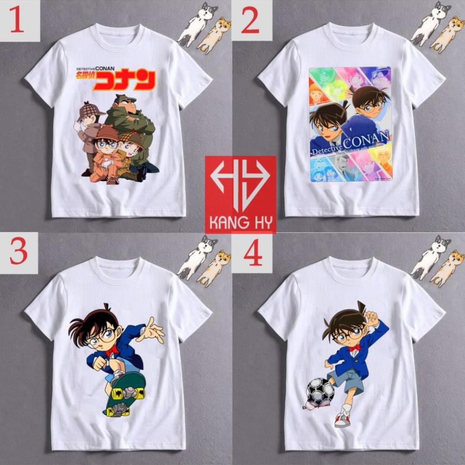 BÁN CHẠY- HOT SALE- 4 mẫu áo thun in hình conan in tại shop Vải Cotton 4 chiều F120 - áo cực ĐỘC / có size cho trẻ em