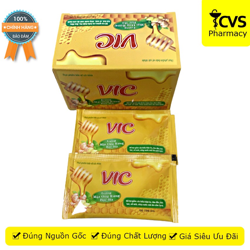 Siro VIC  -Giúp giảm ho, đau đầu, hắt hơi, sổ mũi, cảm lạnh - cvspharmacy