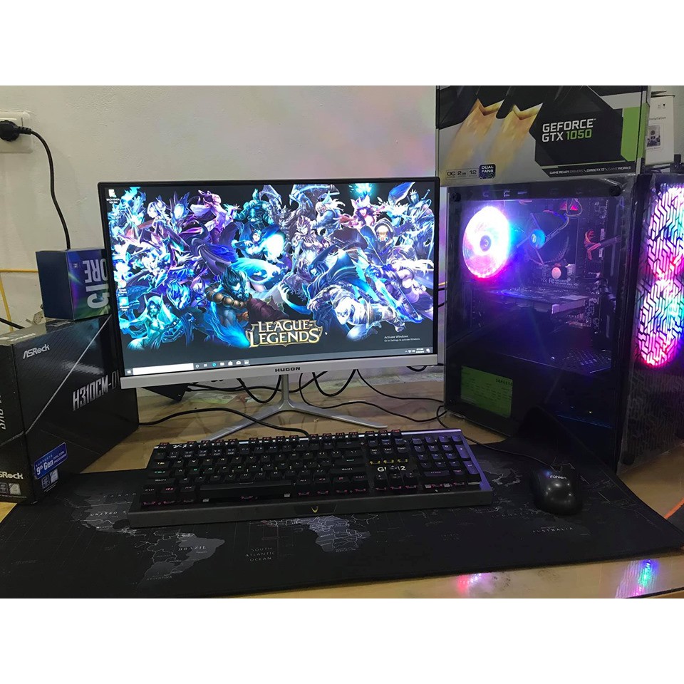 Bộ cây chơi game   7.900.000đ_PC_GAME/ H310/I3_9100F / RX 470 4GB /24 CONG VÉO