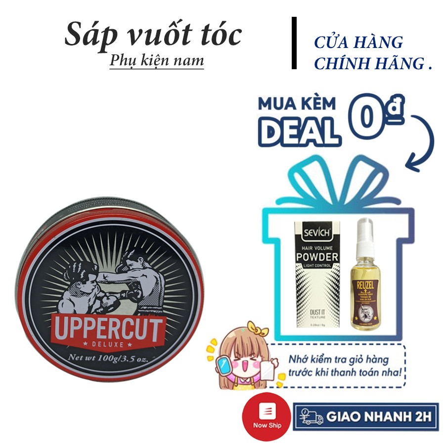 [Chính hãng] Uppercut Deluxe Pomade - Clay - Monster hold - Matte