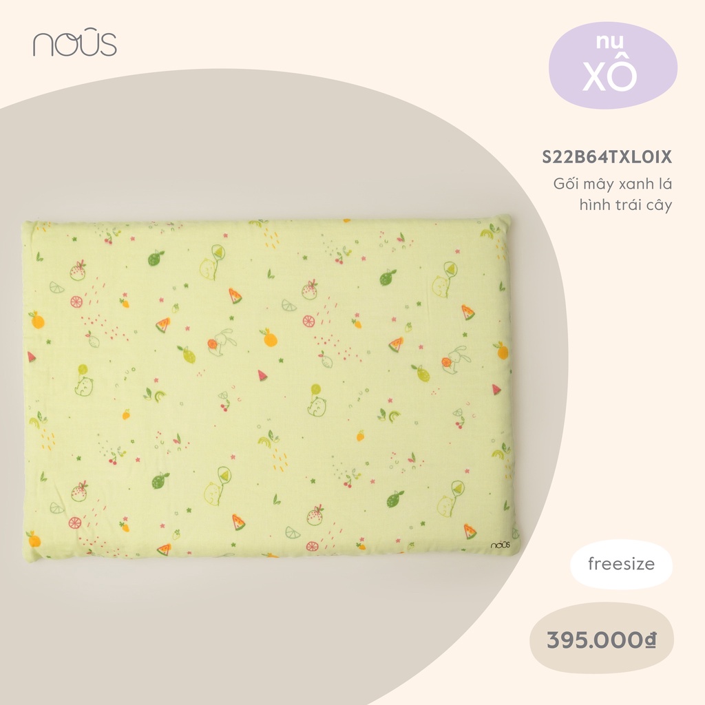 Gối mây cao su non đủ màu - Nous Bình Dương