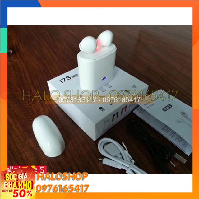 Tai nghe bluetooth Iphone 2 tai I7S