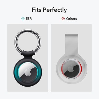 ESR Cloud Silicone AirTag 2021 Keychain Case (2-Pack)