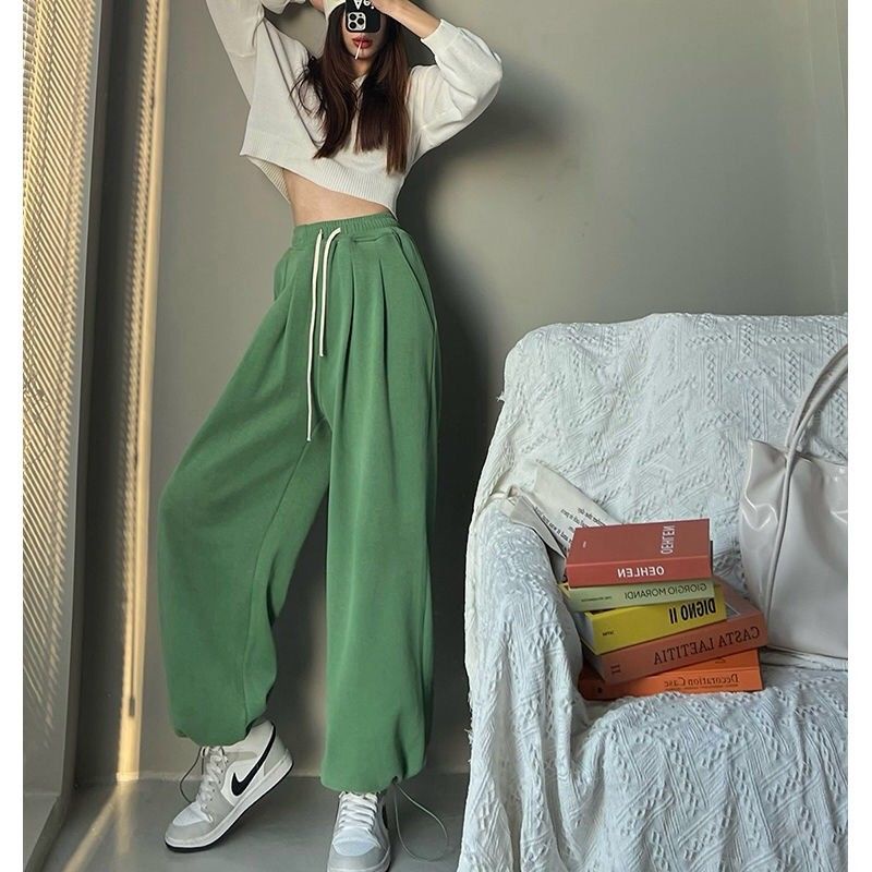 Quần Thể Thao Ống Rộng Phong Cách Đường Phố Mỹ Hàng Mới Dành Cho Bạn Nữ