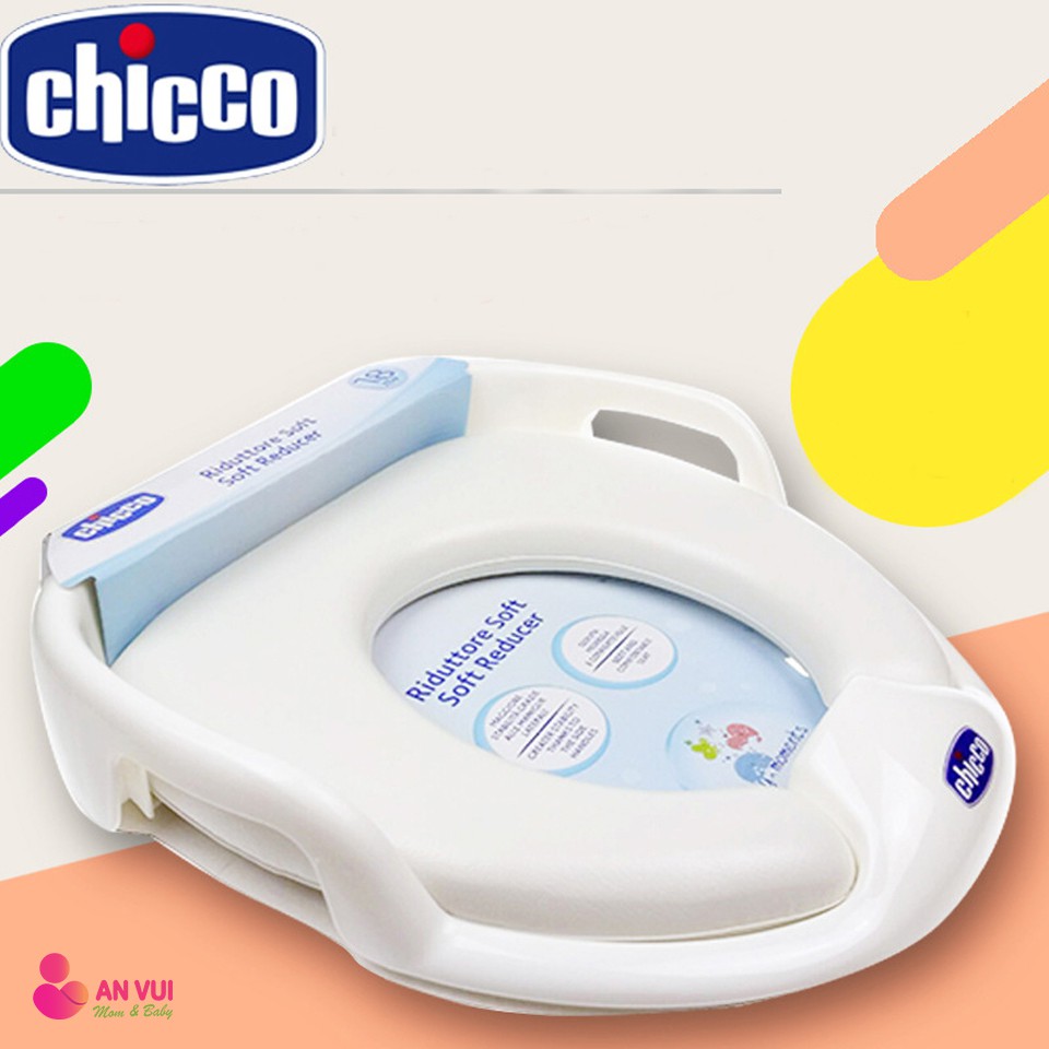 Bệ Thu Nhỏ Bồn Cầu Chicco Cho Bé Tự Lập Đi Vệ Sinh, Toilet Thu Nhỏ - An Vui Mom&amp;Baby