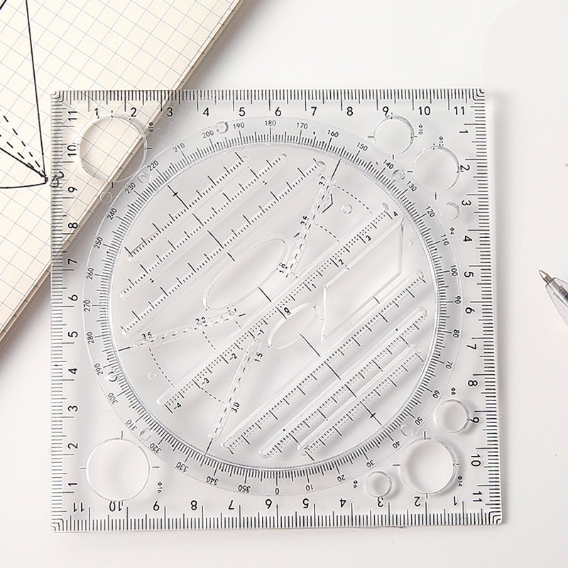 1 Thước Đo Đa Năng Hình Tam Giác Tiện Dụng Chất Lượng Cao