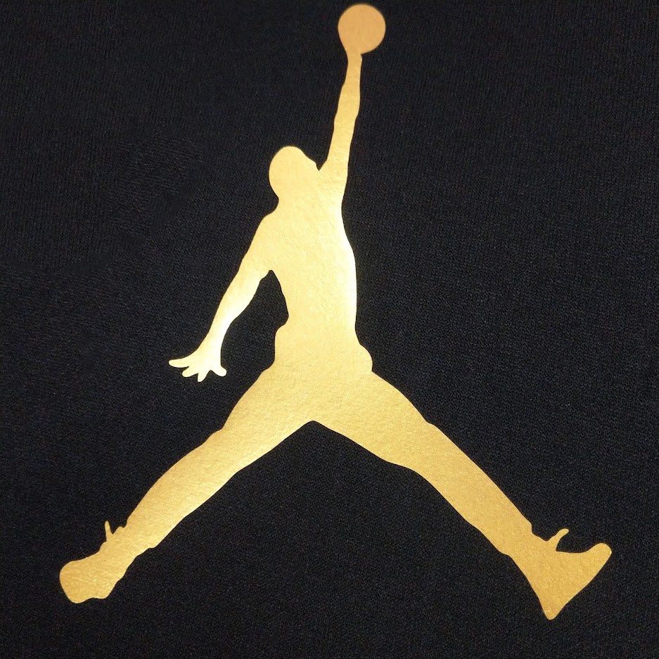 Áo hoodie Unisex đen Jordan nhũ vàng Cotton CVC bản oversize | BigBuy360 - bigbuy360.vn