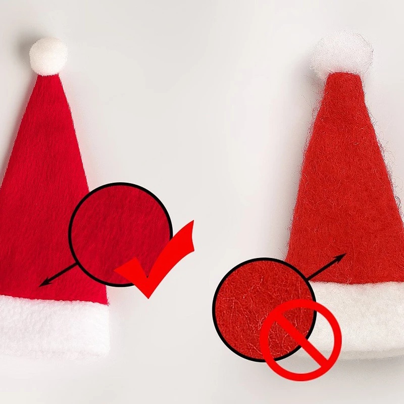 Túi Đựng Muỗng Nĩa Hình Nón Ông Già Noel Mini