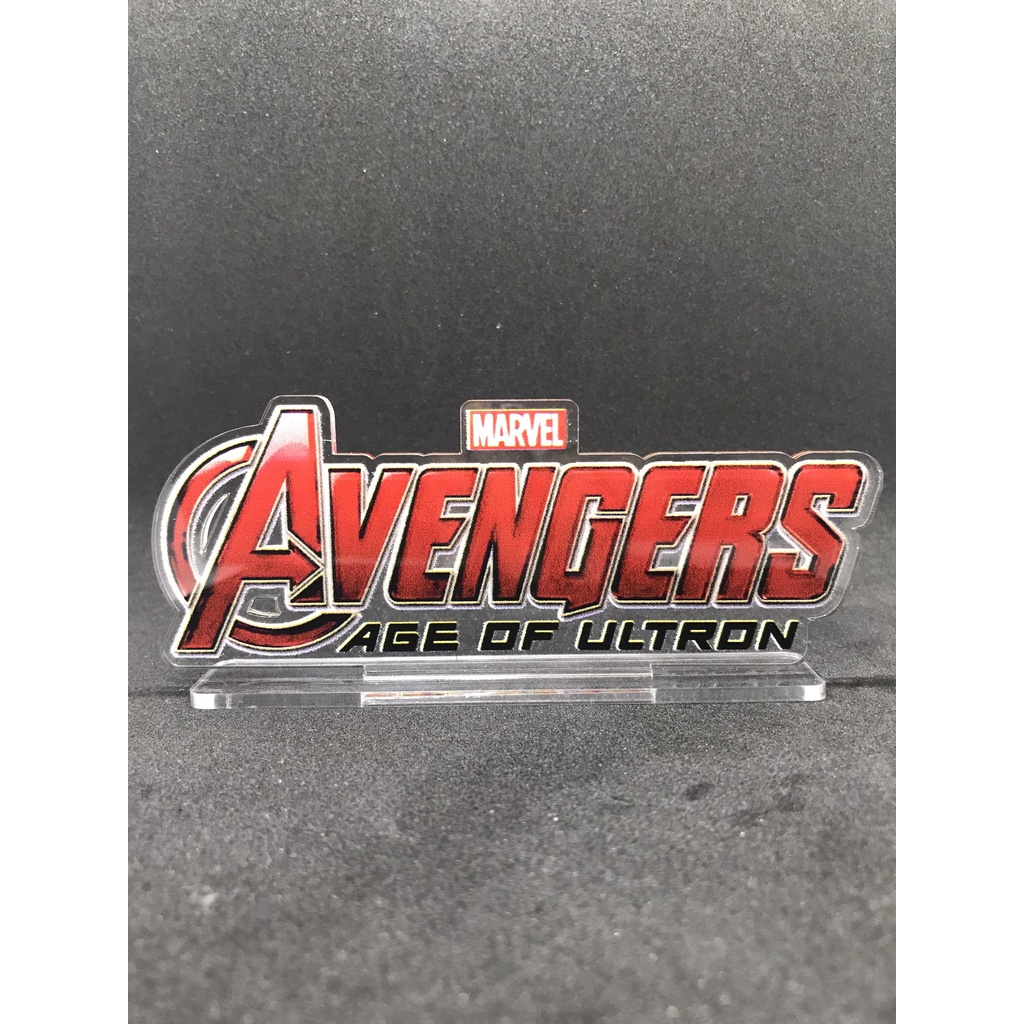 Mô Hình Standee Logo Mica Marvel, Nhiều Mẫu, In Nét, Màu Sắc Đẹp