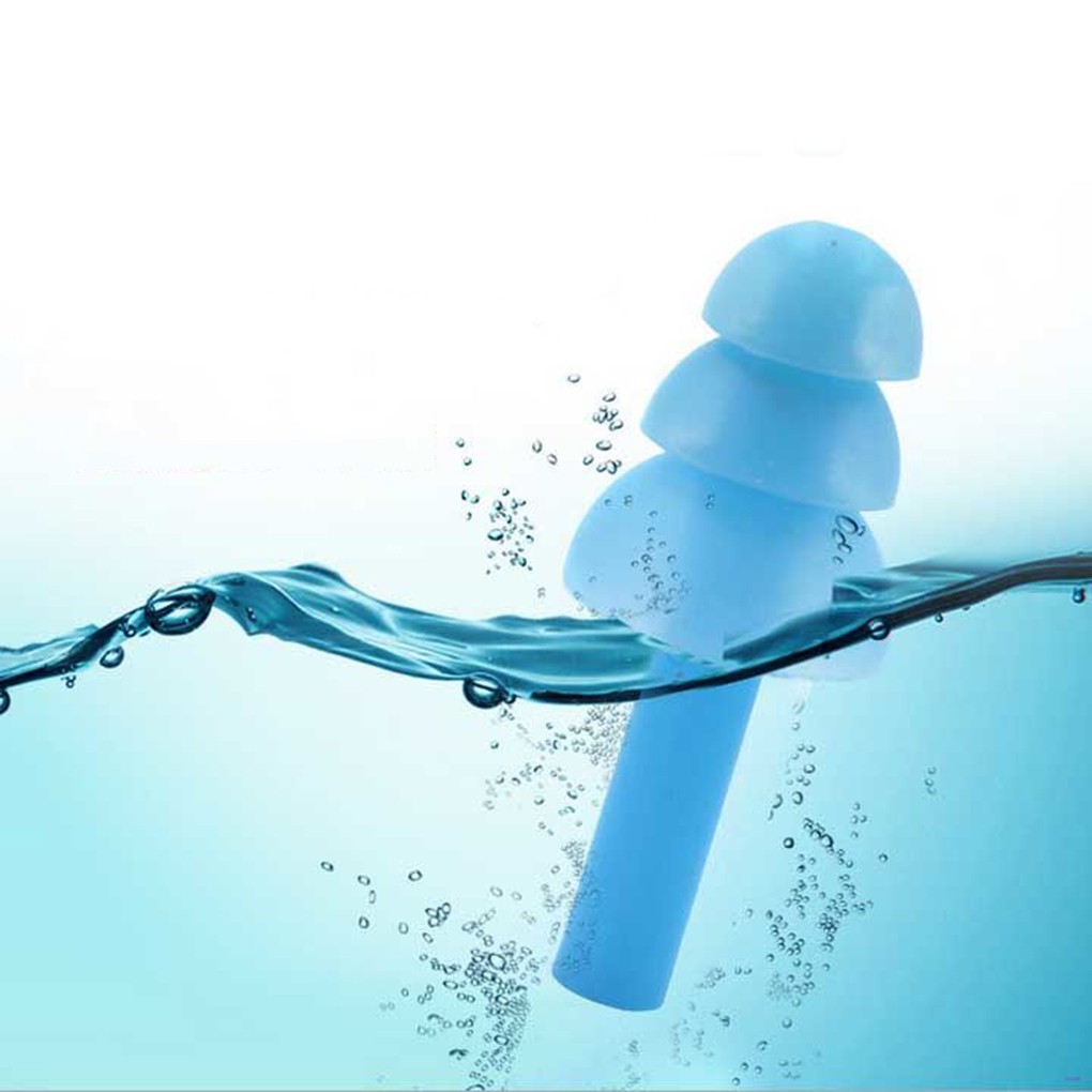 Cặp Nút Bằng Silicon Nhét Tai Chống Ồn Tiện Dụng