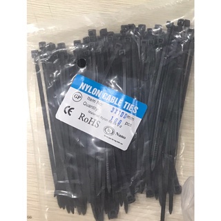Dây thít nhựa màu đen 3*100