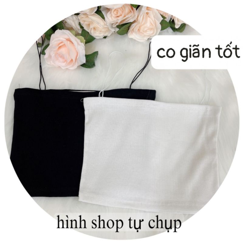 Áo Ống Croptop dây Tăm Chất Gân , Thoáng Mát, 2 Màu Siêu Hot | BigBuy360 - bigbuy360.vn