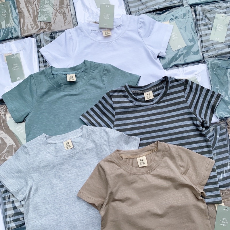 Sét 5 Áo Cotton xược xuất dư siêu đẹp cho bé