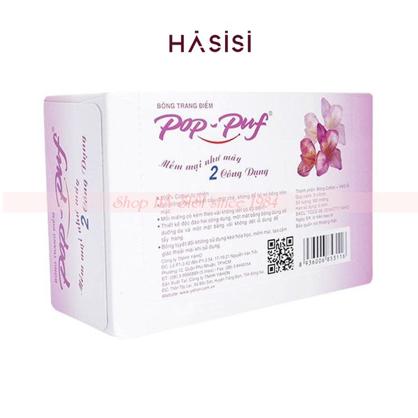 Bông Tẩy Trang 2 CÔNG DỤNG - POP PUF 100pcs