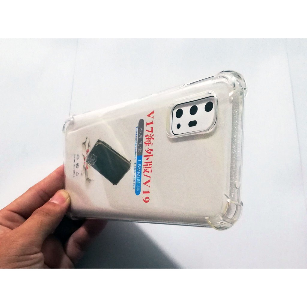 Ốp lưng Vivo V19-Chống sốc-Trong suốt- Loại dày lâu ố vàng