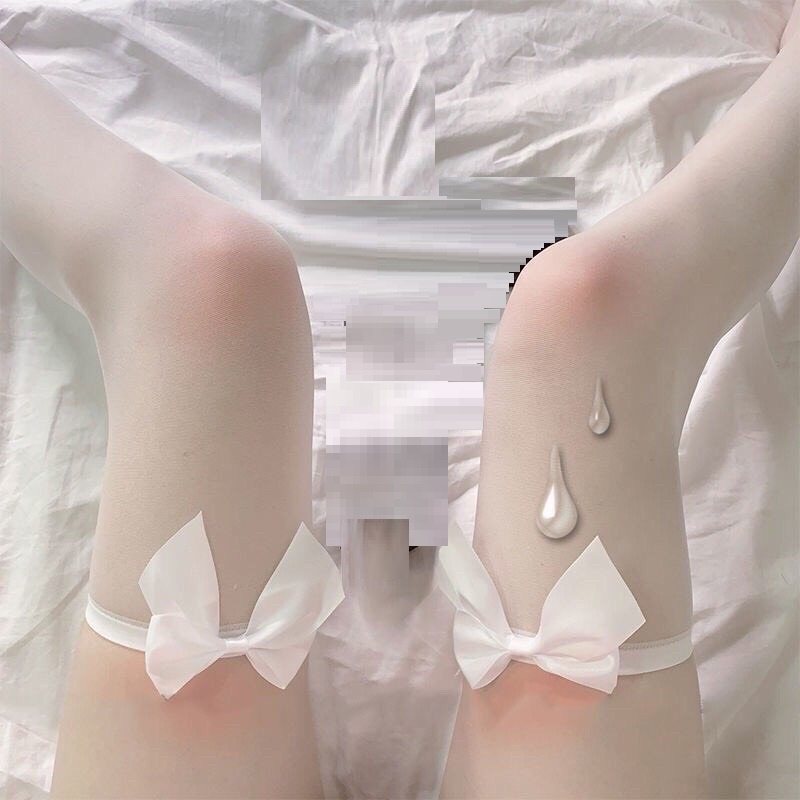 (Nhiều mẫu) Tất lưới/ren đùi có nơ, không nơ siêu hot