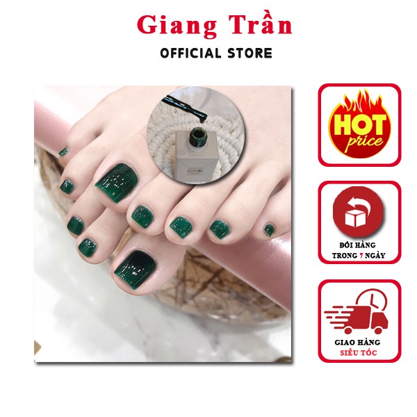 Sơn gel xanh Nhật màu trẻ trung thu hút